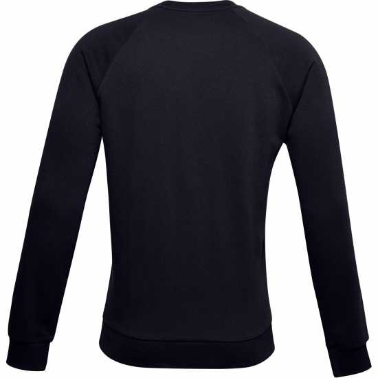 Under Armour Мъжки Пуловер Обло Деколте Rival Fitted Crew Sweater Mens Black Мъжки полар