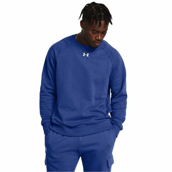 Мъжки горнища на анцуг Under Armour Armour Ua Rival Fleece Crew Men's Under Armour Armour Ua Rival Fleece Crew Men's Мъжки горнища на анцуг