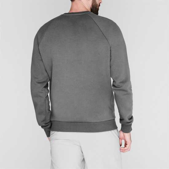 Under Armour Armour UA Rival Fleece Crew Men's Черно сиво Мъжки горнища на анцуг