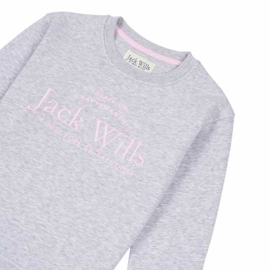 Jack Wills Script Crew Sweatshirt  Детски горнища и пуловери