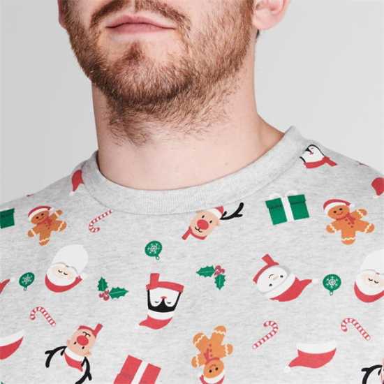 Star Мъжка Блуза Обло Деколте Christmas Crew Sweatshirt Mens  Коледни пуловери