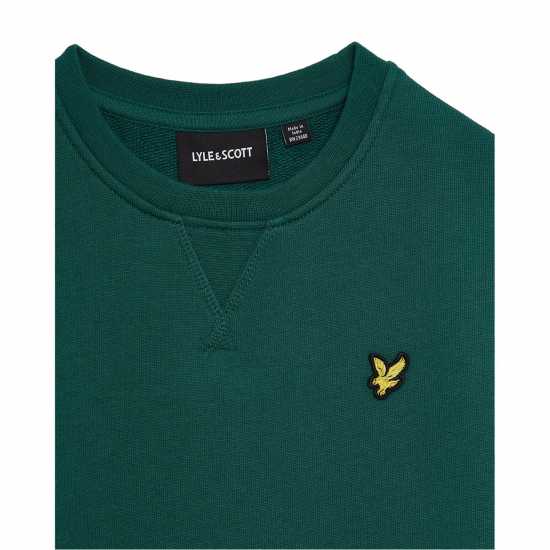 Lyle And Scott Блуза Обло Деколте Core Crew Neck Sweatshirt Изумруден X310 Lyle And Scott Блуза Обло Деколте Core Crew Neck Sweatshirt Изумруден X310