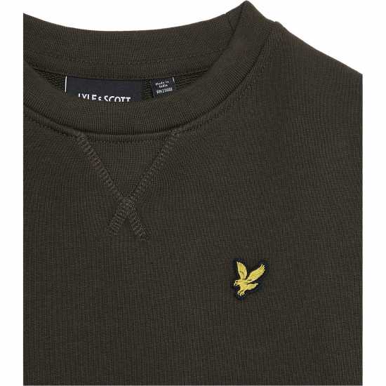 Lyle And Scott Блуза Обло Деколте Core Crew Neck Sweatshirt W485 Маслина 