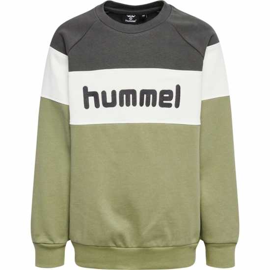 Детски горнища и пуловери Hummel Claes Sweatshirt Juniors Зелено Hummel Claes Sweatshirt Juniors Зелено Детски горнища и пуловери