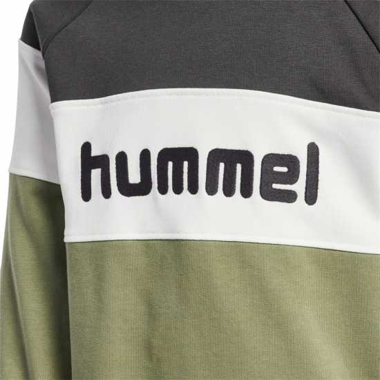 Детски горнища и пуловери Hummel Claes Sweatshirt Juniors Зелено Hummel Claes Sweatshirt Juniors Зелено Детски горнища и пуловери