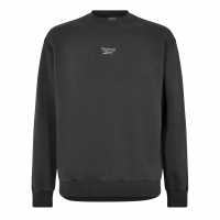 Reebok Classic Washed Sweatshirt Adults Black/Black Мъжко облекло за едри хора