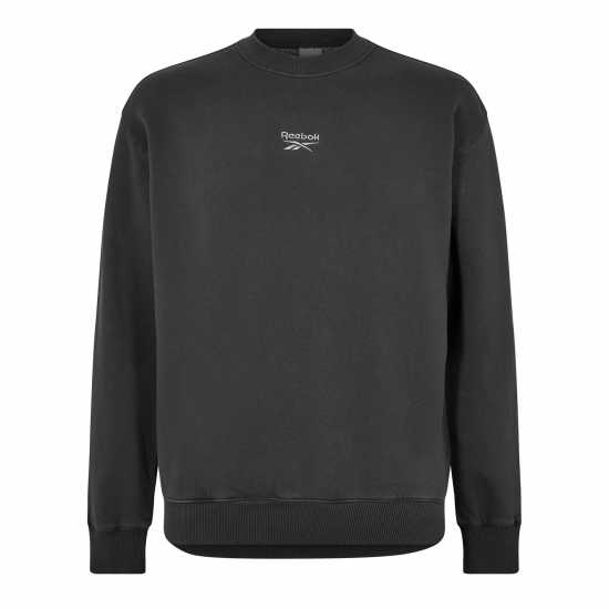 Reebok Classic Washed Sweatshirt Adults Черно/Черно Мъжко облекло за едри хора