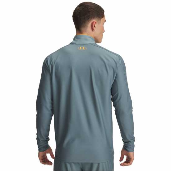 Under Armour Мъжко Спортно Горнище Challenger Tracksuit Top Mens Grey/Orange 