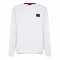 Hugo Boss Hugo Cut Logo Sweatshirt White 100 Мъжки пижами