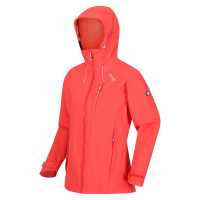 Regatta Непромокаемо Яке Womens Birchdale Waterproof Jacket Neon Peach Дамски грейки
