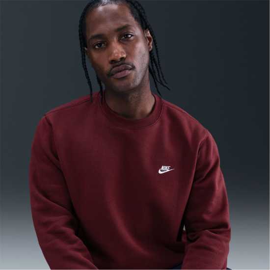 Nike Sportswear Club Crew Burgundy Мъжки горнища на анцуг