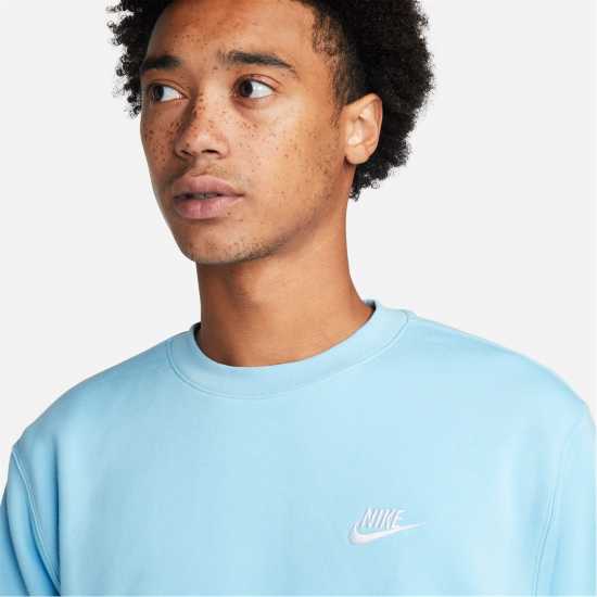 Мъжки горнища на анцуг Nike Sportswear Club Crew Blue/White Nike Sportswear Club Crew Blue/White Мъжки горнища на анцуг