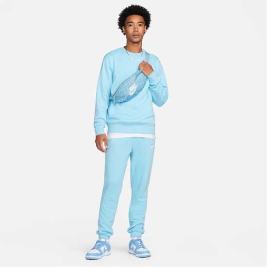 Мъжки горнища на анцуг Nike Sportswear Club Crew Blue/White Nike Sportswear Club Crew Blue/White Мъжки горнища на анцуг