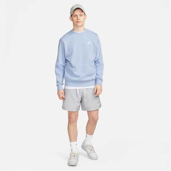 Мъжки горнища на анцуг Nike Sportswear Club Crew Кралско/Бяло Nike Sportswear Club Crew Кралско/Бяло Мъжки горнища на анцуг