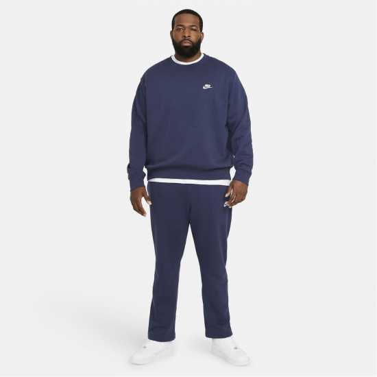 Мъжки горнища на анцуг Nike Sportswear Club Crew Морска синьо Nike Sportswear Club Crew Морска синьо Мъжки горнища на анцуг