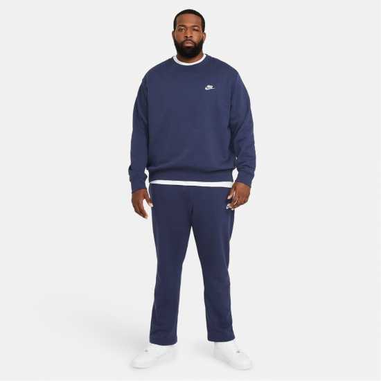 Мъжки горнища на анцуг Nike Sportswear Club Crew Морска синьо Nike Sportswear Club Crew Морска синьо Мъжки горнища на анцуг