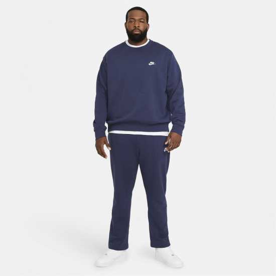 Мъжки горнища на анцуг Nike Sportswear Club Crew Морска синьо Nike Sportswear Club Crew Морска синьо Мъжки горнища на анцуг