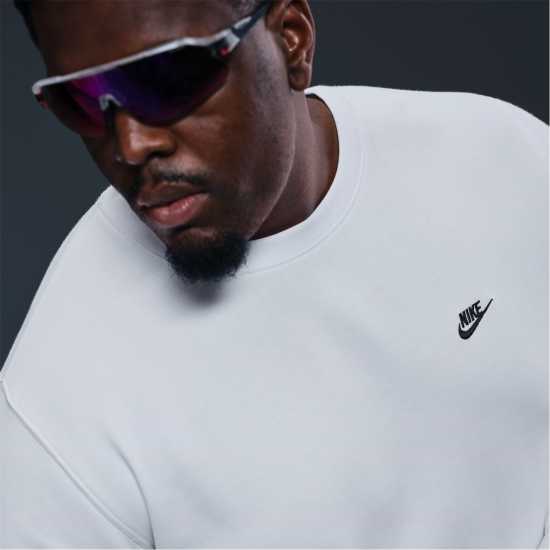 Мъжки горнища на анцуг Nike Sportswear Club Crew Бяло/Черно Nike Sportswear Club Crew Бяло/Черно Мъжки горнища на анцуг