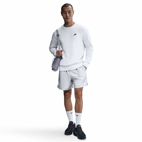 Мъжки горнища на анцуг Nike Sportswear Club Crew Бяло/Черно Nike Sportswear Club Crew Бяло/Черно Мъжки горнища на анцуг