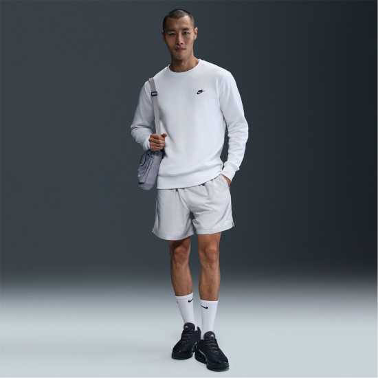 Мъжки горнища на анцуг Nike Sportswear Club Crew Бяло/Черно Nike Sportswear Club Crew Бяло/Черно Мъжки горнища на анцуг