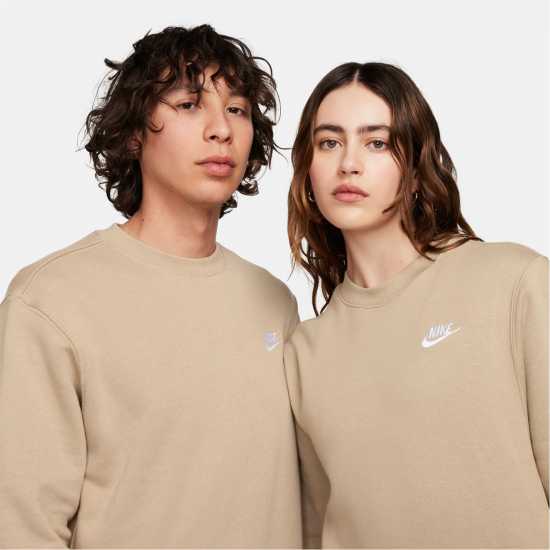 Nike Sportswear Club Crew Хаки/Бяло Мъжки горнища на анцуг