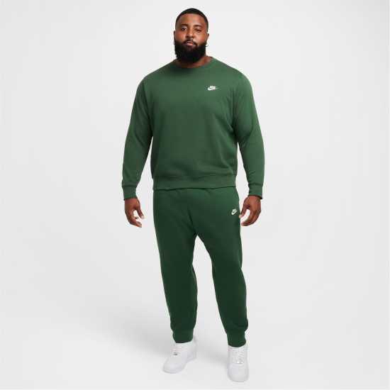 Nike Sportswear Club Crew Зелено/Бяло Мъжки горнища на анцуг