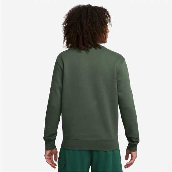 Nike Sportswear Club Crew Зелено/Бяло Мъжки горнища на анцуг