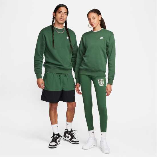 Nike Sportswear Club Crew Зелено/Бяло Мъжки горнища на анцуг