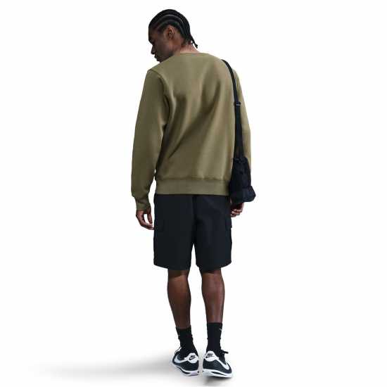 Мъжки горнища на анцуг Nike Sportswear Club Crew Олива/Бяло Nike Sportswear Club Crew Олива/Бяло Мъжки горнища на анцуг