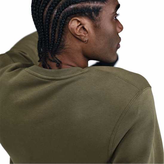 Мъжки горнища на анцуг Nike Sportswear Club Crew Олива/Бяло Nike Sportswear Club Crew Олива/Бяло Мъжки горнища на анцуг