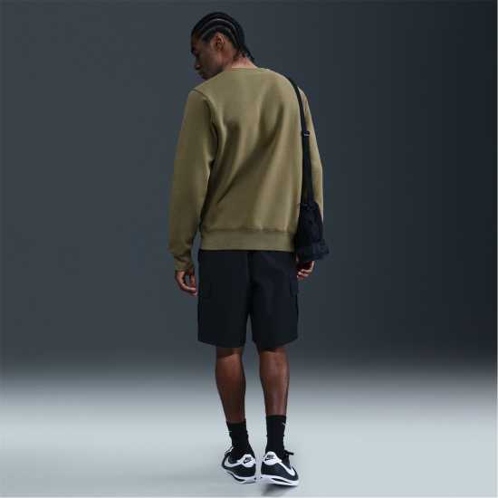 Мъжки горнища на анцуг Nike Sportswear Club Crew Олива/Бяло Nike Sportswear Club Crew Олива/Бяло Мъжки горнища на анцуг