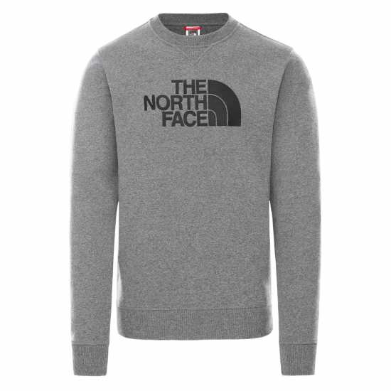 Мъжки горнища на анцуг The North Face Mens Drew Peak Crew-Neck Sweater GVD сиво The North Face Mens Drew Peak Crew-Neck Sweater GVD сиво Мъжки горнища на анцуг