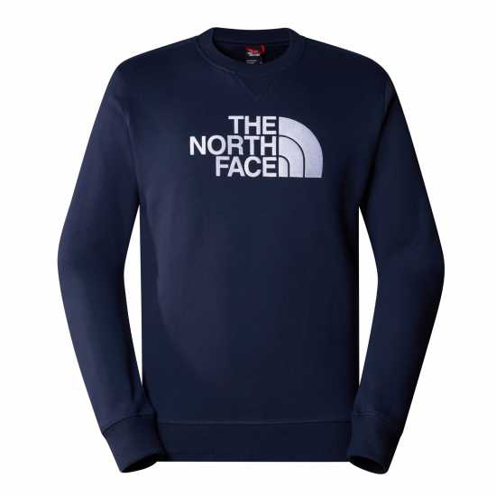 Мъжки горнища на анцуг The North Face Mens Drew Peak Crew-Neck Sweater Navy The North Face Mens Drew Peak Crew-Neck Sweater Navy Мъжки горнища на анцуг