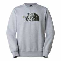 The North Face Mens Drew Peak Crew-Neck Sweater Grey Hthr 