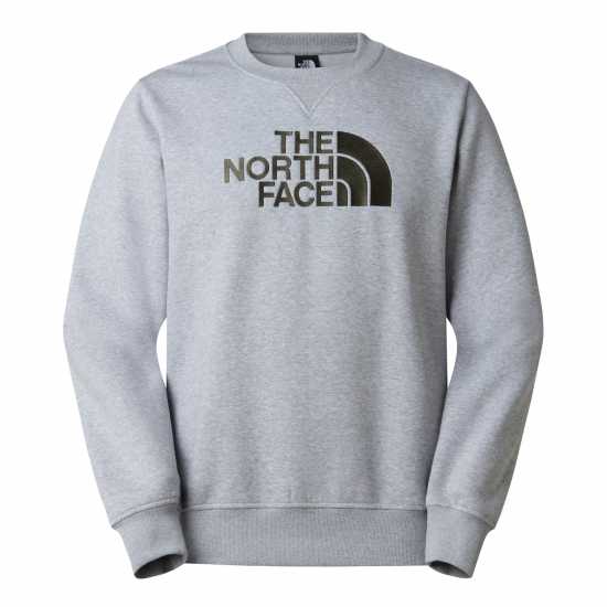 The North Face Mens Drew Peak Crew-Neck Sweater Grey Hthr 