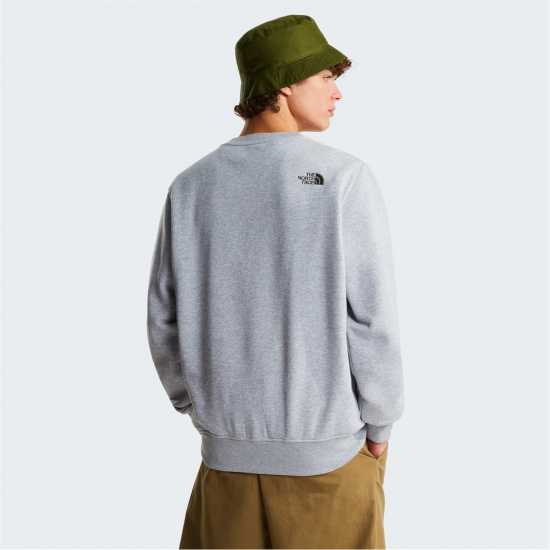 The North Face Mens Drew Peak Crew-Neck Sweater Grey Hthr 