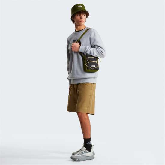 The North Face Mens Drew Peak Crew-Neck Sweater Grey Hthr 