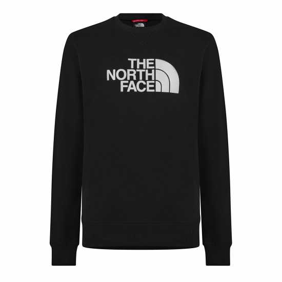 Мъжки горнища на анцуг The North Face Mens Drew Peak Crew-Neck Sweater KY4 Черно/Бяло The North Face Mens Drew Peak Crew-Neck Sweater KY4 Черно/Бяло Мъжки горнища на анцуг