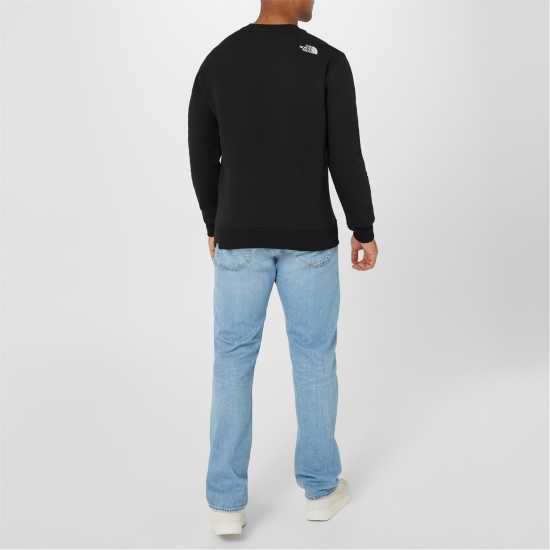 Мъжки горнища на анцуг The North Face Mens Drew Peak Crew-Neck Sweater KY4 Черно/Бяло The North Face Mens Drew Peak Crew-Neck Sweater KY4 Черно/Бяло Мъжки горнища на анцуг