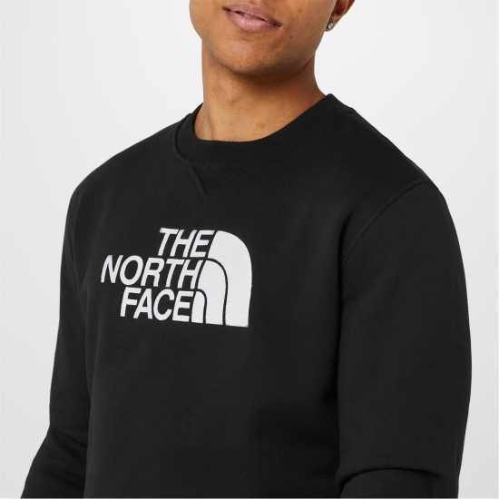 Мъжки горнища на анцуг The North Face Mens Drew Peak Crew-Neck Sweater KY4 Черно/Бяло The North Face Mens Drew Peak Crew-Neck Sweater KY4 Черно/Бяло Мъжки горнища на анцуг
