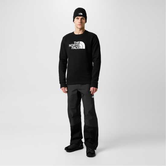 Мъжки горнища на анцуг The North Face Mens Drew Peak Crew-Neck Sweater KY4 Черно/Бяло The North Face Mens Drew Peak Crew-Neck Sweater KY4 Черно/Бяло Мъжки горнища на анцуг