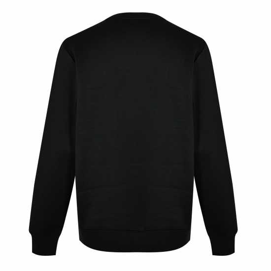 Slazenger Мъжки Пуловер Обло Деколте Fleece Crew Sweater Mens Black Мъжки пуловери и жилетки
