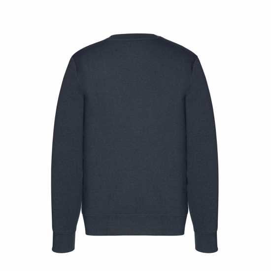 Slazenger Мъжки Пуловер Обло Деколте Fleece Crew Sweater Mens Indigo Marl Мъжко облекло за едри хора
