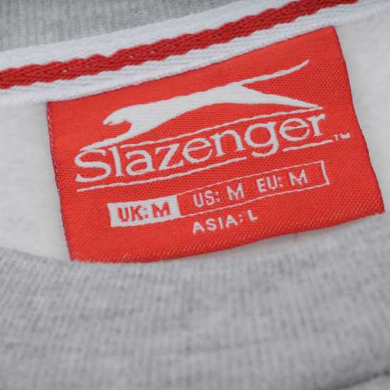 Мъжки горнища на анцуг Slazenger Мъжки Пуловер Обло Деколте Fleece Crew Sweater Mens Сив марл Slazenger Мъжки Пуловер Обло Деколте Fleece Crew Sweater Mens Сив марл Мъжки горнища на анцуг