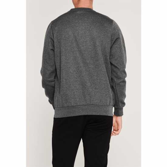 Мъжки горнища на анцуг Slazenger Мъжки Пуловер Обло Деколте Fleece Crew Sweater Mens Тъмно сиво марл Slazenger Мъжки Пуловер Обло Деколте Fleece Crew Sweater Mens Тъмно сиво марл Мъжки горнища на анцуг