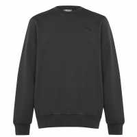 Sale Мъжки Пуловер Обло Деколте Slazenger Fleece Crew Sweater Mens Dark Grey Мъжки полар
