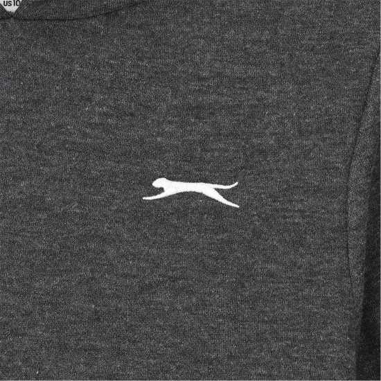 Slazenger Crew Sweater Junior Тъмно сиво марл Детски горнища и пуловери