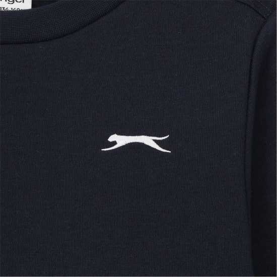 Slazenger Crew Sweater Junior Морска синьо Детски горнища и пуловери