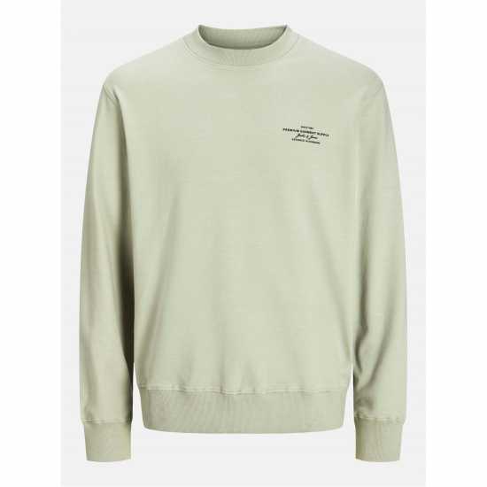 Jack And Jones Jack Crw Neck Sweat Sn99 Aqua Gray 