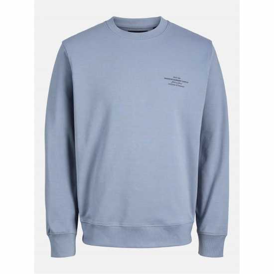 Jack And Jones Jack Crw Neck Sweat Sn99 Flint Stone 
